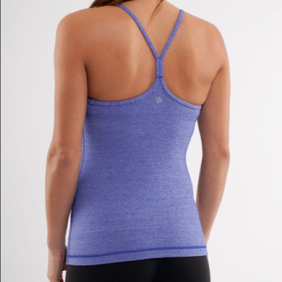 Lululemon Power Y Pigment Blue Sz 4 - Picture 4 of 8
